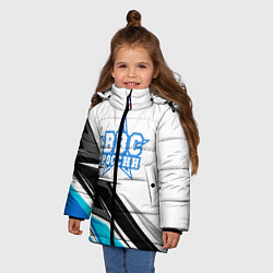 Куртка зимняя для девочки ВВС России, цвет: 3D-черный — фото 2