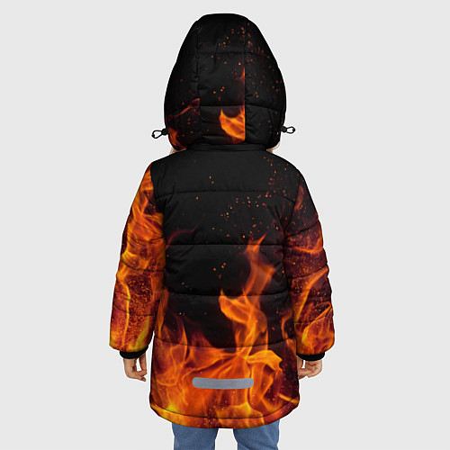 Зимняя куртка для девочки CS: Go Rush AB / 3D-Черный – фото 4