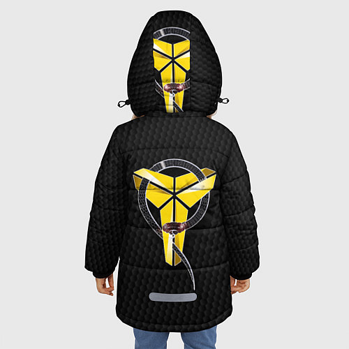 Зимняя куртка для девочки Kobe Bryant / 3D-Черный – фото 4