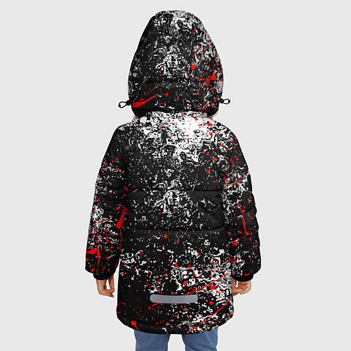 Зимняя куртка для девочки UMBRELLA CORP / 3D-Черный – фото 4