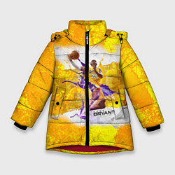 Куртка зимняя для девочки Kobe Bryant, цвет: 3D-красный