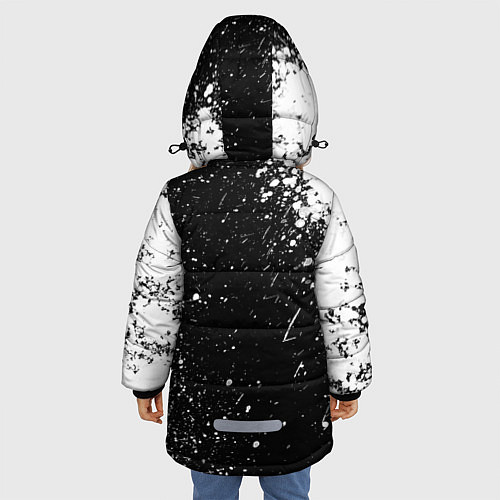 Зимняя куртка для девочки BMW / 3D-Черный – фото 4