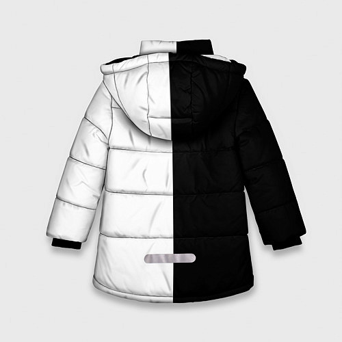 Зимняя куртка для девочки ВМФ России / 3D-Светло-серый – фото 2