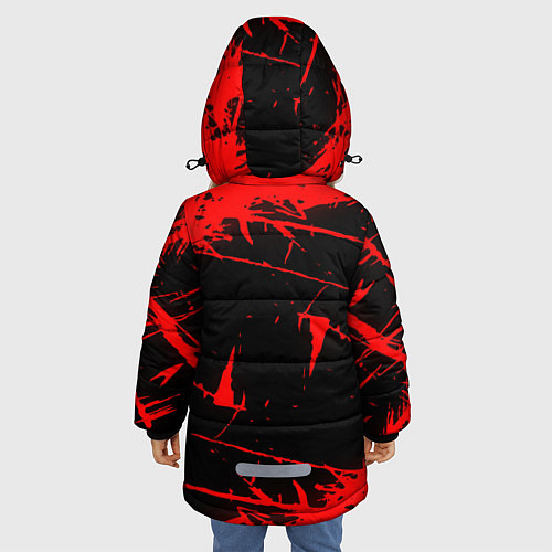 Зимняя куртка для девочки UMBRELLA CORPORATION / 3D-Черный – фото 4