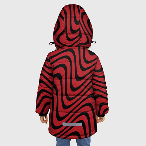 Зимняя куртка для девочки PewDiePie / 3D-Черный – фото 4
