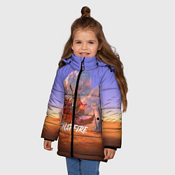 Куртка зимняя для девочки Snapfire, цвет: 3D-черный — фото 2