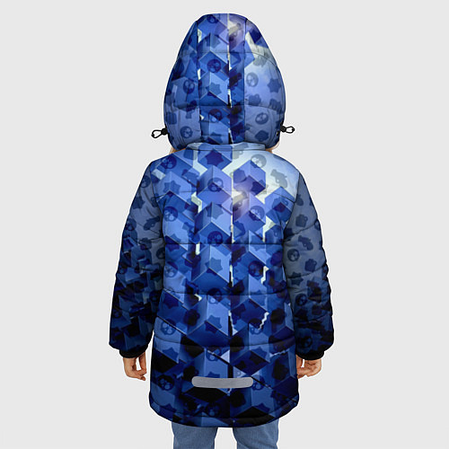 Зимняя куртка для девочки BRAWL STARS RICOCHET / 3D-Черный – фото 4