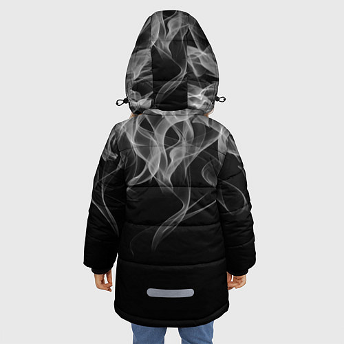 Зимняя куртка для девочки Егор Крид / 3D-Черный – фото 4