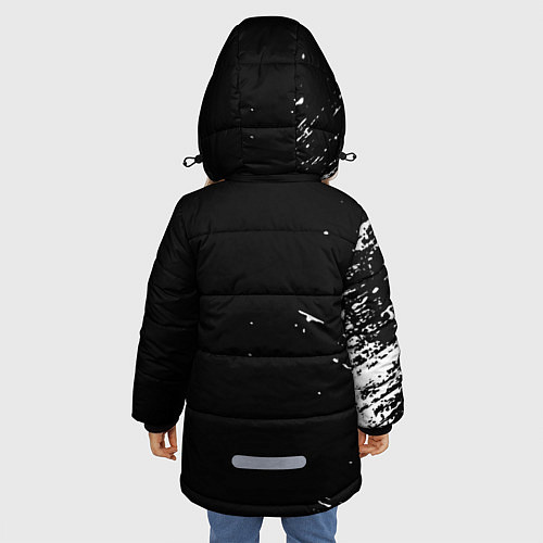 Зимняя куртка для девочки THE WITCHER / 3D-Черный – фото 4