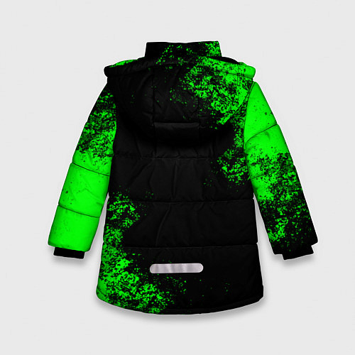 Зимняя куртка для девочки MINECRAFT / 3D-Светло-серый – фото 2