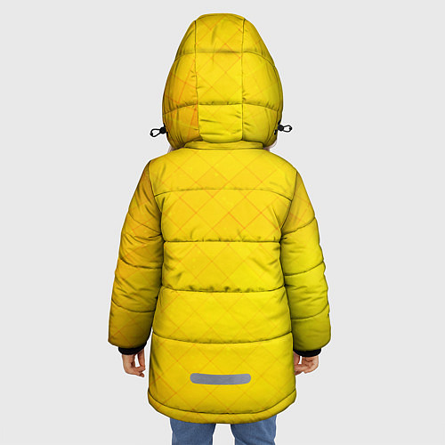 Зимняя куртка для девочки Brawl Stars SALLY LEON / 3D-Черный – фото 4