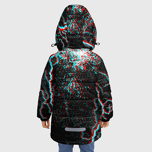 Зимняя куртка для девочки APEX LEGENDS GLITCH / 3D-Черный – фото 4