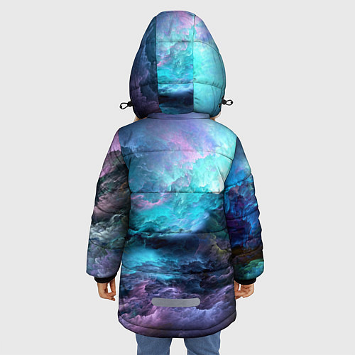 Зимняя куртка для девочки APEX LEGENDS / 3D-Черный – фото 4