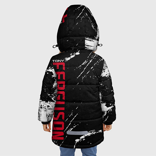 Зимняя куртка для девочки Tony Ferguson / 3D-Черный – фото 4