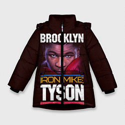 Куртка зимняя для девочки Mike Tyson, цвет: 3D-черный