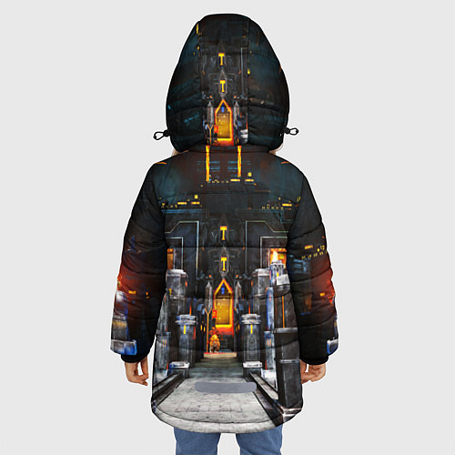 Зимняя куртка для девочки HEROES 3 / 3D-Черный – фото 4