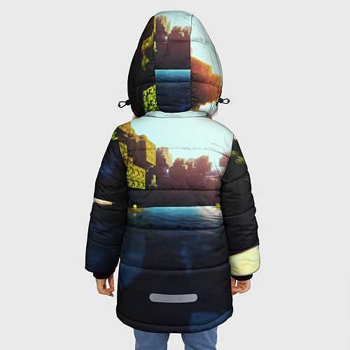 Зимняя куртка для девочки ROBLOX / 3D-Черный – фото 4