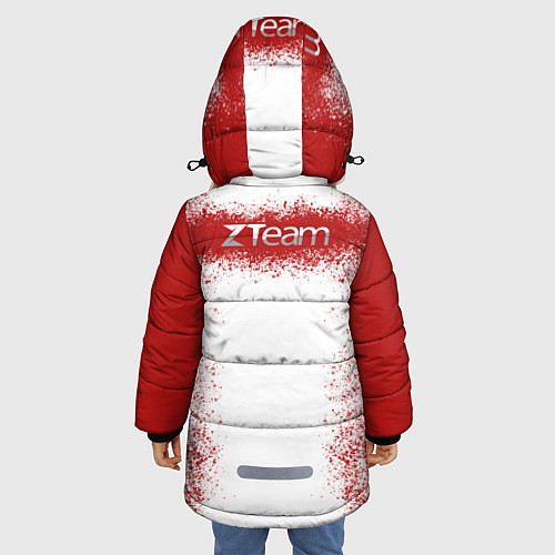Зимняя куртка для девочки ZTeam / 3D-Черный – фото 4