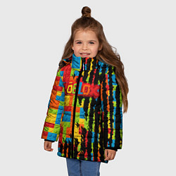 Куртка зимняя для девочки Roblox, цвет: 3D-красный — фото 2