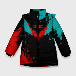 Куртка зимняя для девочки DMC, цвет: 3D-черный