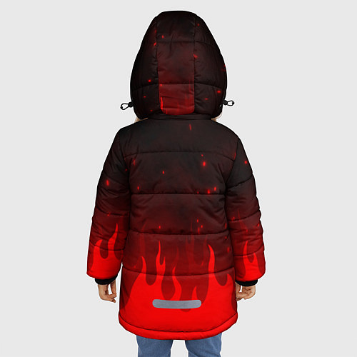 Зимняя куртка для девочки LIMP BIZKIT / 3D-Черный – фото 4