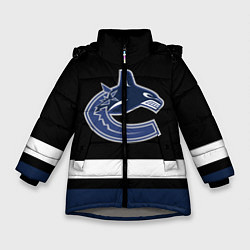 Куртка зимняя для девочки Vancouver Canucks, цвет: 3D-светло-серый