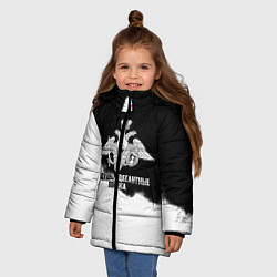 Куртка зимняя для девочки Воздушно - десантные войска, цвет: 3D-черный — фото 2