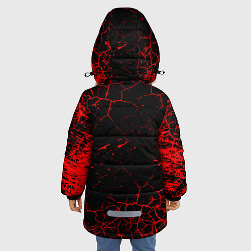 Зимняя куртка для девочки DEVIL MAY CRY / 3D-Черный – фото 4