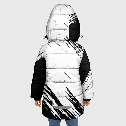 Зимняя куртка для девочки ASAP ROCKY / 3D-Черный – фото 4