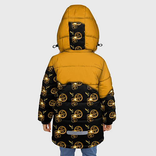 Зимняя куртка для девочки Fortnite 2 глава 2 часть / 3D-Черный – фото 4