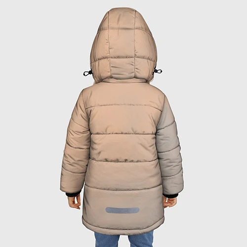 Зимняя куртка для девочки Дазай и Чуя / 3D-Черный – фото 4