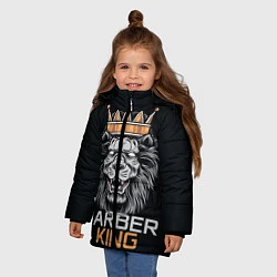 Куртка зимняя для девочки Barber King Барбер Король, цвет: 3D-красный — фото 2
