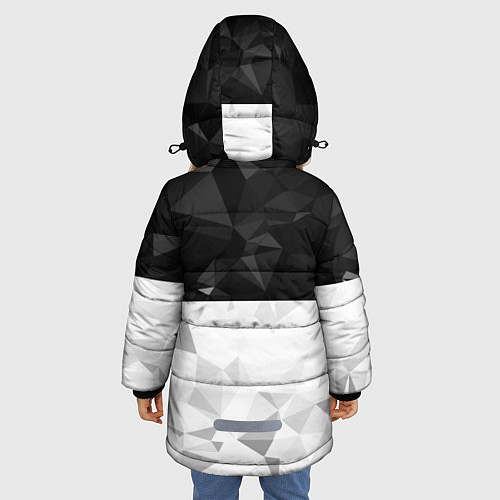 Зимняя куртка для девочки Muse / 3D-Черный – фото 4