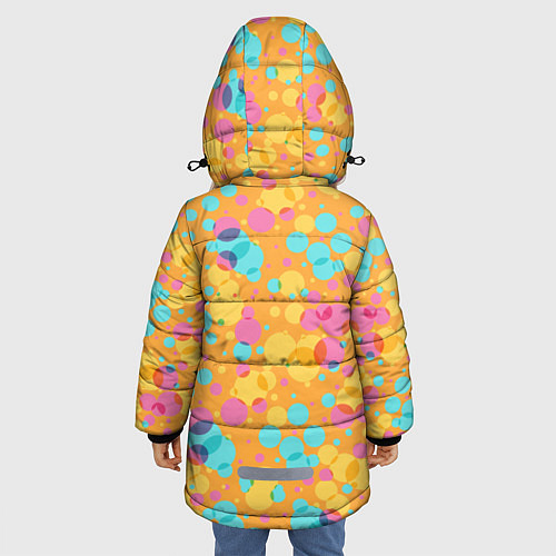 Зимняя куртка для девочки Милый корги / 3D-Черный – фото 4