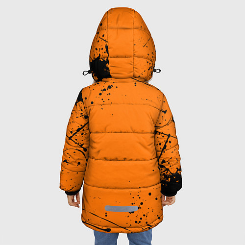 Зимняя куртка для девочки HALF-LIFE / 3D-Черный – фото 4