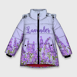 Куртка зимняя для девочки Lavander, цвет: 3D-красный