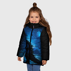 Куртка зимняя для девочки GODZILLA, цвет: 3D-светло-серый — фото 2