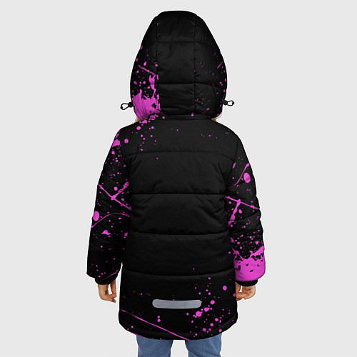Зимняя куртка для девочки JOJOS BIZARRE ADVENTURE / 3D-Черный – фото 4