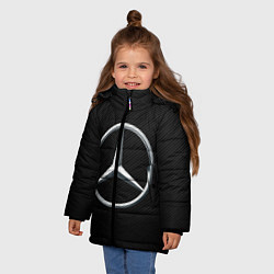 Куртка зимняя для девочки MERCEDES-BENZ CARBON, цвет: 3D-красный — фото 2