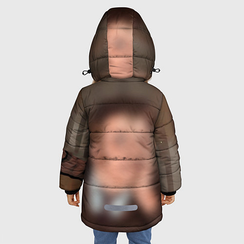 Зимняя куртка для девочки 10TH DOCTOR WHO / 3D-Черный – фото 4