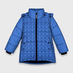 Куртка зимняя для девочки Конь БоДжек Свитер, цвет: 3D-черный