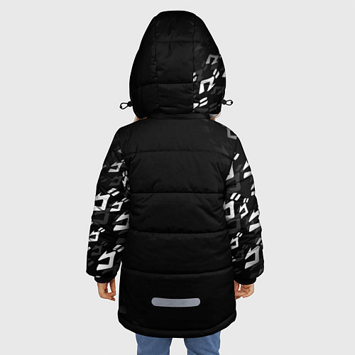 Зимняя куртка для девочки KILLER QUEEN / 3D-Черный – фото 4