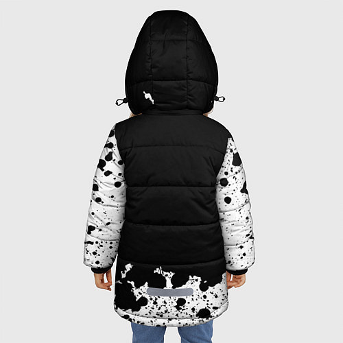 Зимняя куртка для девочки Louna / 3D-Черный – фото 4