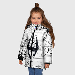 Куртка зимняя для девочки THE ELDER SCROLLS, цвет: 3D-светло-серый — фото 2