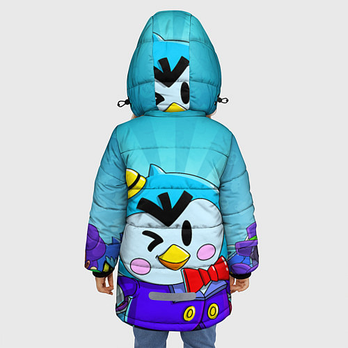 Зимняя куртка для девочки BRAWL STARS MRP / 3D-Черный – фото 4