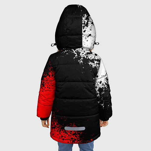 Зимняя куртка для девочки MAZDA / 3D-Черный – фото 4