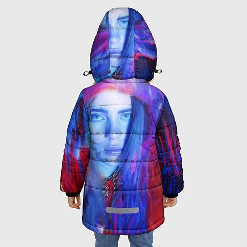 Зимняя куртка для девочки Billie Paint Colors / 3D-Черный – фото 4
