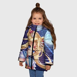 Куртка зимняя для девочки SAILOR MOON, цвет: 3D-черный — фото 2