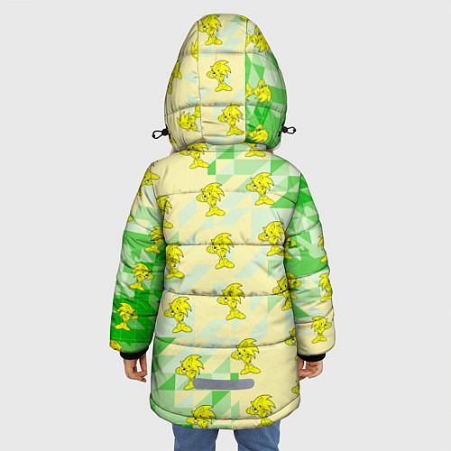 Зимняя куртка для девочки Sonik / 3D-Черный – фото 4