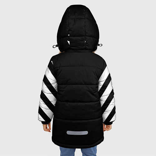 Зимняя куртка для девочки Off-White: NYC / 3D-Черный – фото 4